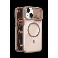 Elitse Joko Apple Iphone 14 Zinko Magsafe Kapak - Çöl Titanyum
