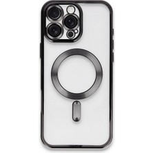 Elitse Apple Iphone 16 Pro Kılıf Kross Magneticsafe Kapak - Siyah