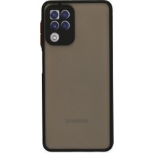 Elitse Samsung Galaxy A22 Kılıf Montreal Silikon Kapak - Siyah