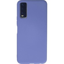Elitse Vivo Y11S Kılıf Nano Içi Kadife Silikon - Lila