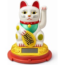 Elitse Güneş Enerjili Sallanan Şans Kedisi - Maneki Neko ALK4520