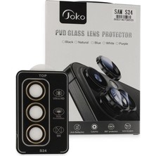Elitse Joko Samsung Galaxy S24 Pvd Metal Kamera Lens - Gold