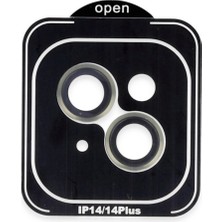 Elitse Joko Apple Iphone 14 Pvd Metal Kamera Lens - Yeşil