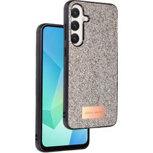 Elitse Onegif Samsung Galaxy A56 Bright Simli Kapak - Gold