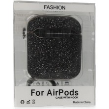 Elitse Apple Airpods 2 (2.nesil) Spell Simli Kılıf - Siyah