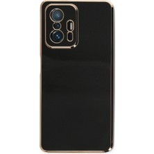 Elitse Xiaomi Mi 11T Pro Kılıf Volet Silikon - Siyah