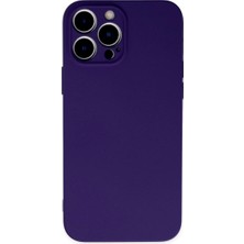 Elitse Apple Iphone 13 Pro Kılıf Nano Içi Kadife Silikon - Mor