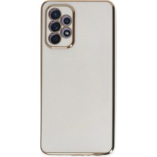 Elitse Samsung Galaxy A52 Kılıf Volet Silikon - Beyaz