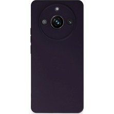 Elitse Realme 11 Pro Kılıf Nano Içi Kadife Silikon - Mor