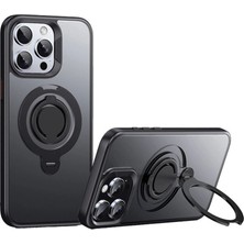 Elitse Joko Apple Iphone 15 Pro Avatar 360 Dönen Magsafe Kapak - Siyah