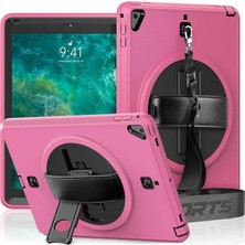 Elitse Apple Ipad 5 Air 9.7 Kılıf Strap-C Otterbox Tablet Kapak - Pembe