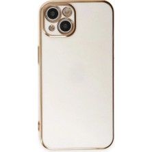 Elitse Apple Iphone 15 Kılıf Volet Silikon - Beyaz