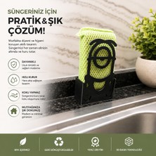 Triforge3D Mutfak Süngeri Tutucu | Tezgah Üstü Dekoratif Süngerlik & Sünger Standı