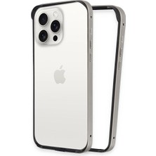 Elitse Joko Apple Iphone 15 Pro Land Bumper Koruma Kapak - Titan Gri