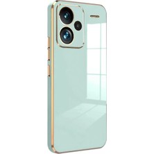 Elitse Xiaomi Redmi Note 13 Pro Plus Kılıf Volet Silikon - Açık Yeşil
