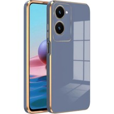 Elitse Vivo Y18 Kılıf Volet Silikon - Mavi