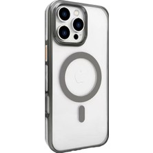 Elitse Joko Apple Iphone 16 Pro Gleam Pc Sert Magsafe Kılıf - Titan Gri