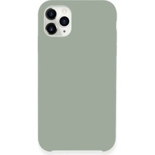 Elitse Apple Iphone 11 Pro Max Kılıf Lansman Legant Silikon - Açık Gri