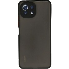 Elitse Xiaomi Mi 11 Lite Kılıf Montreal Silikon Kapak - Siyah