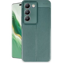 Elitse Vivo V30 Lite 4g Kılıf Auto Focus Kapak - Koyu Yeşil