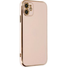 Elitse Apple Iphone 12 Kılıf Volet Silikon - Pembe
