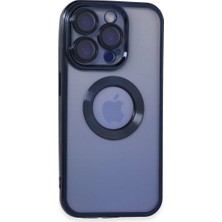 Elitse Apple Iphone 15 Pro Max Kılıf Slot Silikon - Lacivert