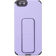 Elitse Apple Iphone 6 Kılıf Mega Standlı Silikon - Lila