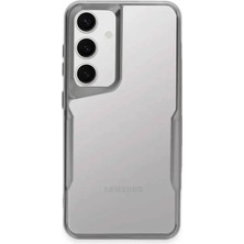 Sh Ticaret Newface Samsung Galaxy A24 4g Kılıf Boyi Silikon Kapak - Gümüş