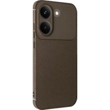 Sh Ticaret Newface Xiaomi Poco X8 Pro Auto Focus Karbon Kapak - Kahverengi