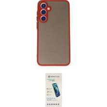 Teknoparkx Ieg™ Galaxy S23 Kılıf Ahenk Çizgi Serisi - Şeffaf Pasifik Cam Ekran Koruyucu Tknprk-Tkaks3