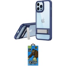Teknoparkx Ieg™ Iphone 13 Pro Max Kılıf Yadigar Yansıma - Siyah 18D Cam Ekran Koruyucu Tknprk-Tkaks3