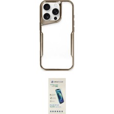 Teknoparkx Ieg™ Iphone 16 Pro Max Kılıf Akış Çizgi Koleksiyonu - Şeffaf Pasifik Cam Ekran Koruyucu Tk