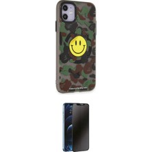 Teknoparkx Ieg™ Iphone 11 Kılıf Nova Doku Koleksiyonu - Siyah 3D Antistatik Hayalet Cam Ekran Koruyucu Tk