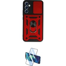 Teknoparkx Ieg™ Galaxy A34 5g Kılıf Ahenk Klasik - Siyah 3D Antistatik Cam Ekran Koruyucu Tknprk-Tkaks3