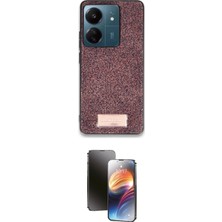 Teknoparkx Ieg™ Redmi 13C Kılıf Vadi Klasik Serisi - Siyah 3D Antistatik Mat Seramik Nano Ekran Koruyucu T