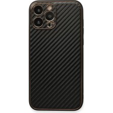 Sh Ticaret Newface Apple Iphone 13 Pro Max Kılıf Coco Karbon Silikon - Siyah
