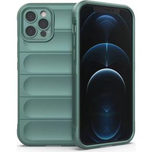 Sh Ticaret Newface Apple Iphone 12 Pro Kılıf Optimum Silikon - Koyu Yeşil