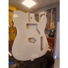 Puandorg Telecaster Elektro Gitar Gövdesi Beyaz (Montaj Delikleri Hazır)