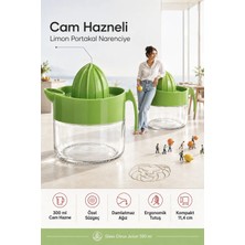Transformacion Cam Hazneli 300 ml Lüks Limon ve Portakal Sıkacağı 11,4 cm 722806