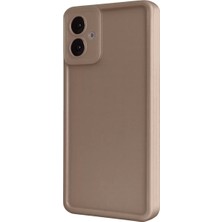Sh Newface Samsung Galaxy A07 4g Viera Silikon - Kahverengi Najmaddin