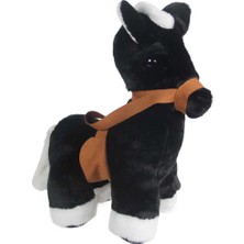 Ozkr Store Uyku Arkadaşı Peluş Eşek Siyah 45 cm