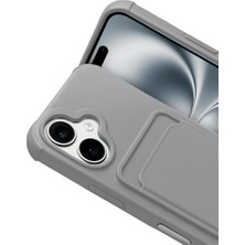 Bezos iPhone 17 Kelvin Kartvizitli Silikon - Gri