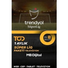 TOD 1 Aylık Süper Lig Paketi - (Web + Cep + Tablet + Smart Tv)