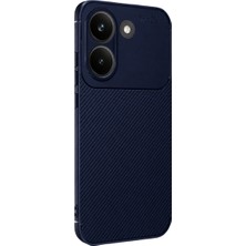 Bezos Poco X8 Pro Auto Focus Karbon Kapak - Lacivert