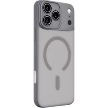 Bezos iPhone 17 Pro Max Jota Lensli Magsafe Kapak - Titan Gri