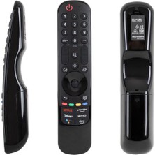 Ozkr Store Weko Lg MR21GA AKB76039904 Netflix-Prime Video-Disney+ Tuşlu Ses Komutlu Lcd-Led Tv Sihirli Kumanda
