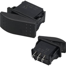 Ozkr Store Powermaster Sembolsüz Işıksız Yaylı 3 Pinli On-Off 12-24V Marin Switch