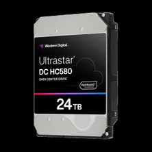 Wd Ultrastar, WUH722424ALE6L1, 3.5", 24TB, 512MB, 7200 Rpm, 7/24 Enterprise, Data Center-Güvenlik-Nas-Server, HDD (Dc HC580) (0F62795) (Türkiye Distribütörü Garantili)