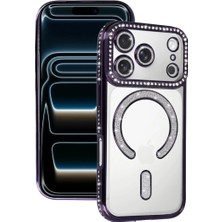 Uravas Store Apple iPhone 17 Pro Max Joke Simli Magneticsafe Kılıf - Derin Mor