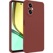 Uravas Store Realme 12 Lite Kılıf First Silikon - Bordo